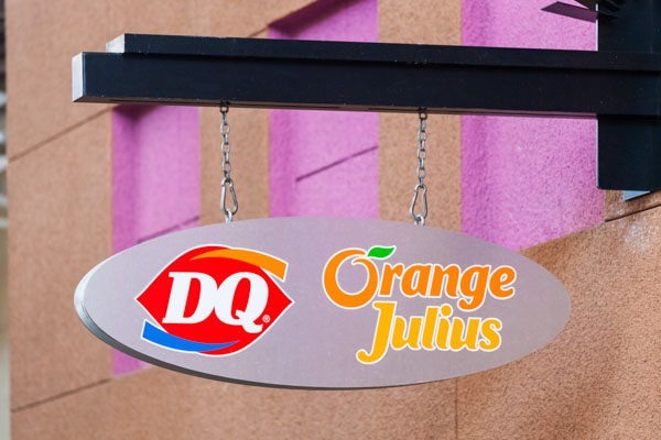 Orange Julius fast food restaurant